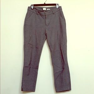 Dark grey work crop pant